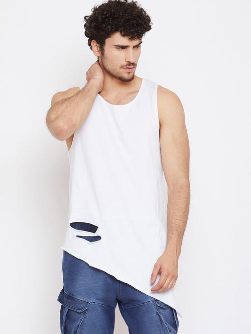 white cotton plain tshirt - 20745658 - Very Small Image - 1