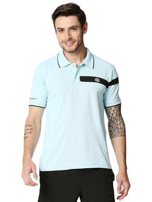 ai aqua polyester plain t-shirt - 20745662 - Very Small Image - 1