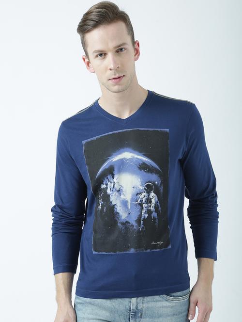 blue cotton t-shirt - 20745680 - Very Small Image - 1