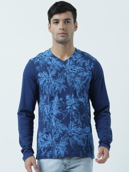 blue cotton t-shirt - 20745696 - Very Small Image - 1