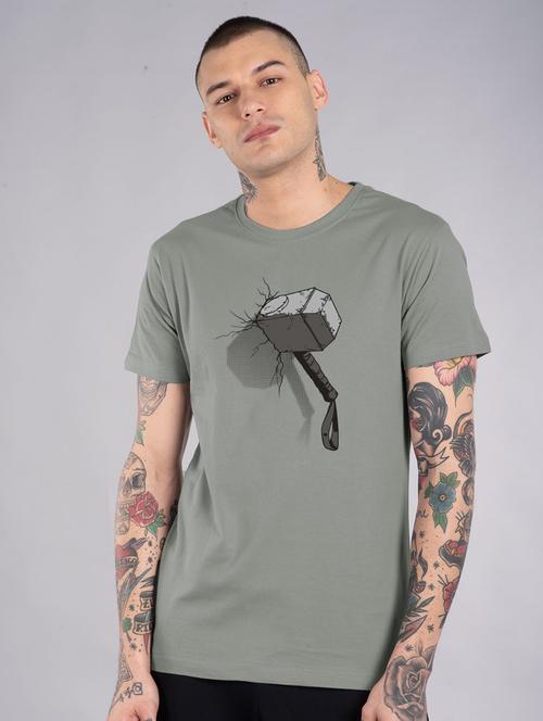 grey graphic short sleeve t-shirt - 20746231 - Very Small Image - 1
