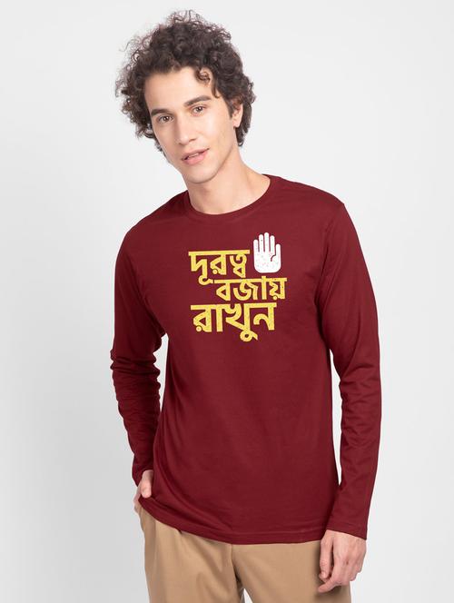 red cotton t-shirt - 20746281 - Very Small Image - 1