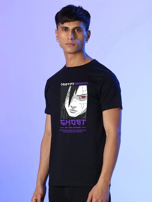 men front print short sleeves t-shirt - 20746486 - Very Small Image - 1