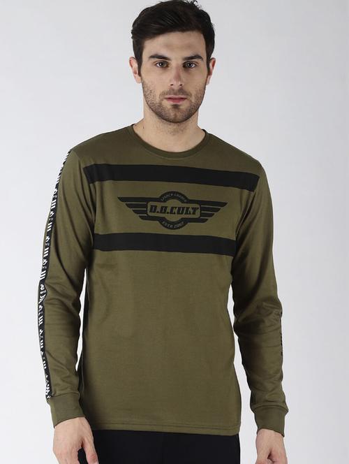 men typographic round neck t-shirt - 20746564 - Very Small Image - 1