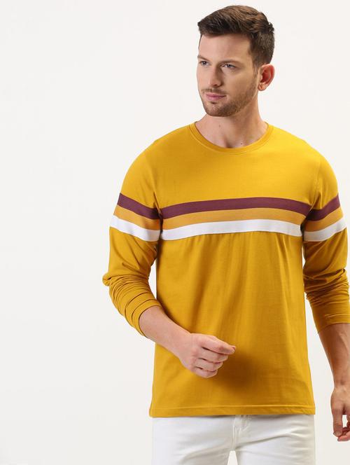 men chest print long sleeves t-shirt - 20746590 - Very Small Image - 1