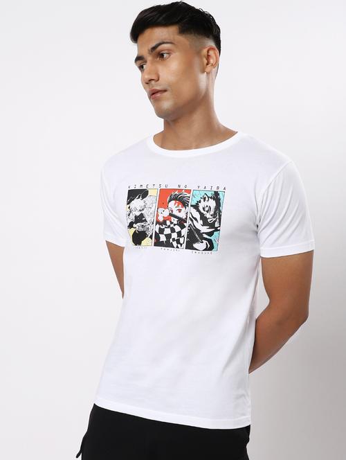 men chest print short sleeve t-shirt - 20746706 - Very Small Image - 1