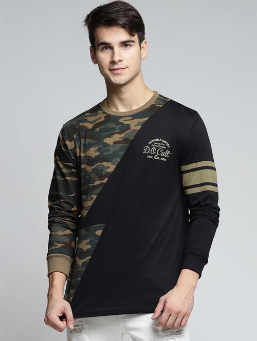 men camouflage printed long sleeve t-shirt - 20746805 - Very Small Image - 1