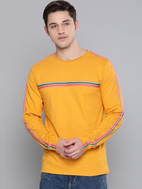 yellow typographic long sleeve t-shirt - 20746835 - Very Small Image - 1