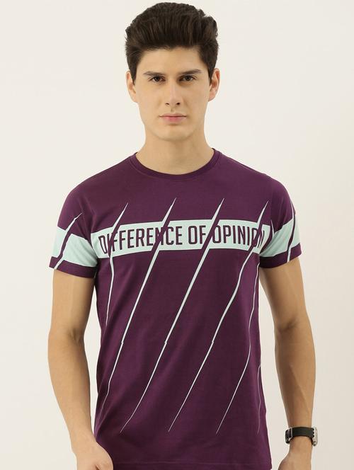 men front print cotton t-shirt - 20746858 - Very Small Image - 1