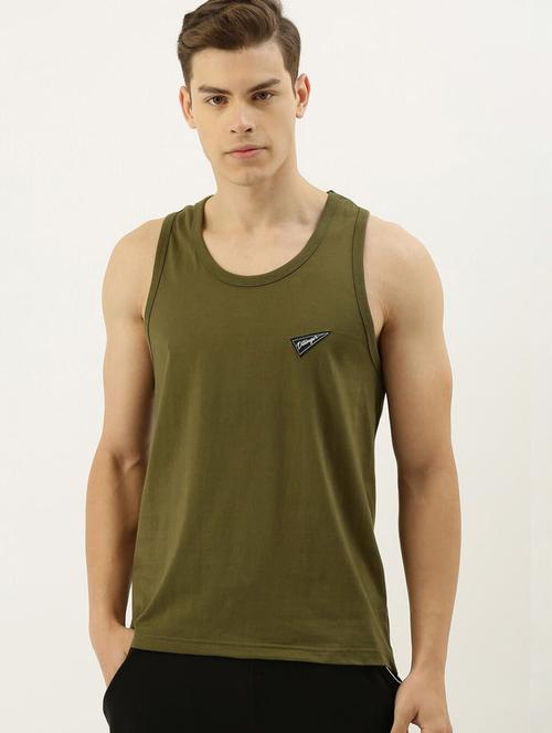 green cotton sleeve vest - 20747227 - Very Small Image - 1