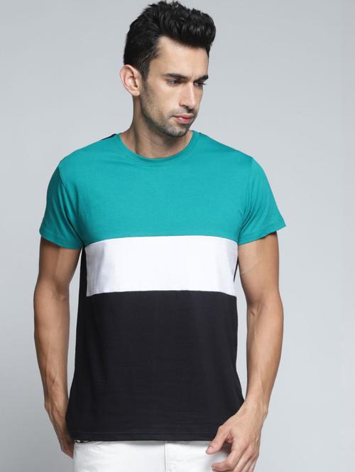men black round neck t-shirt - 20747540 - Very Small Image - 1
