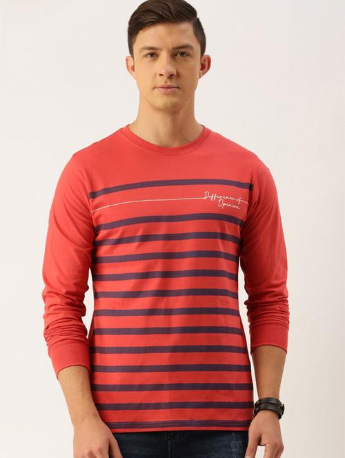 red striped long sleeve t-shirt - 20747808 - Very Small Image - 1