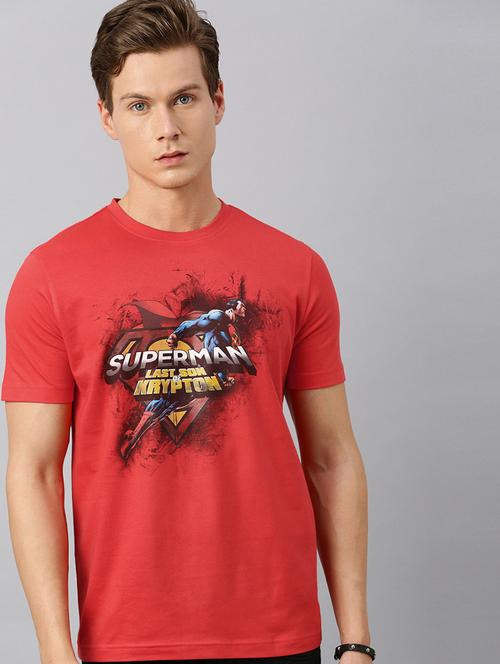 men graphic printed round neck regular t-shirt - 20748047 - Very Small Image - 1