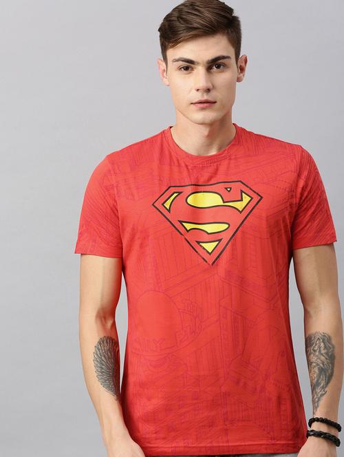 men graphic printed round neck regular t-shirt - 20748100 - Very Small Image - 1