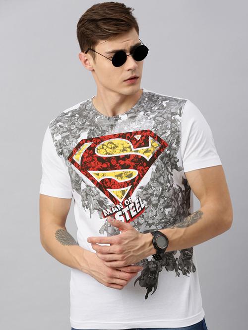 men graphic printed round neck regular t-shirt - 20748114 - Very Small Image - 1