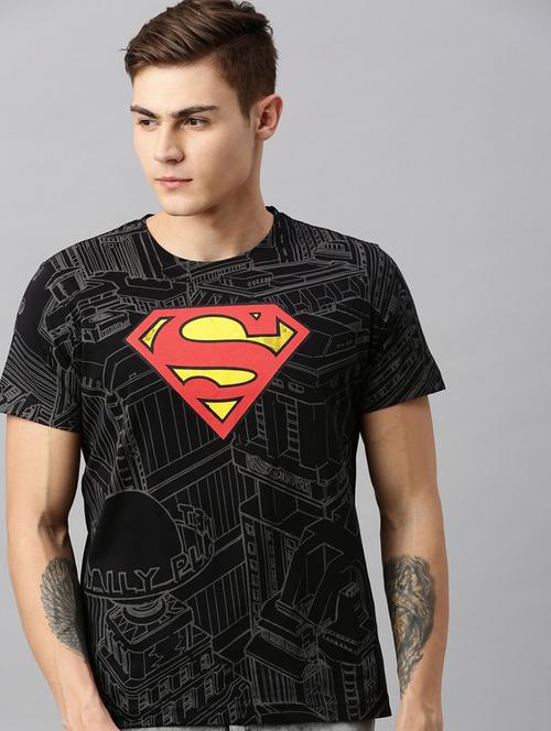 men graphic print short sleeve t-shirt - 20748117 - Very Small Image - 1