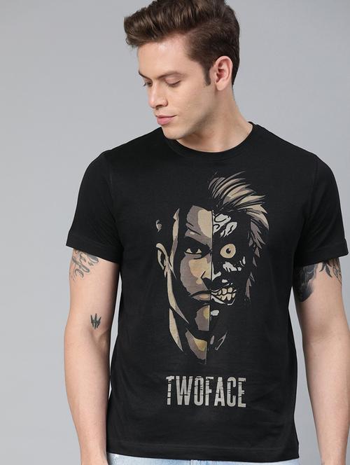black cotton t-shirt - 20748139 - Very Small Image - 1