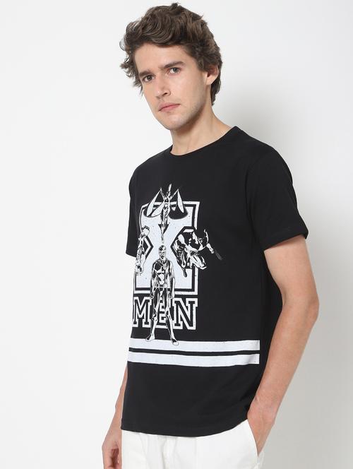 men graphic print short sleeve t-shirt - 20748231 - Very Small Image - 1
