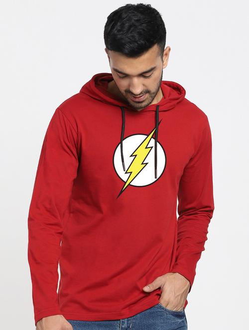 men graphic hooded regular t-shirt - 20748252 - Very Small Image - 1