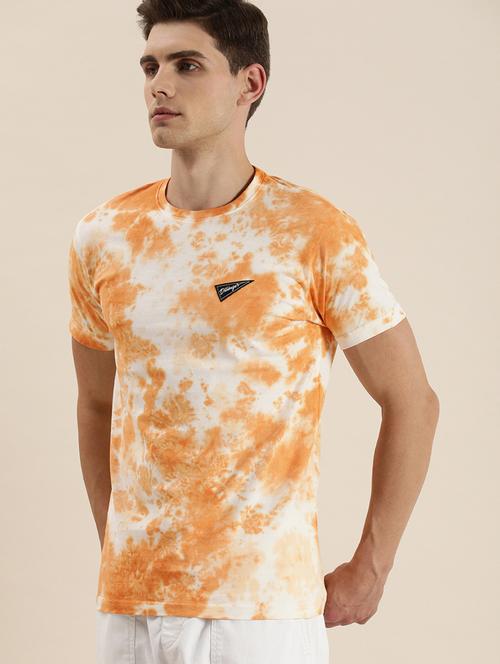 orange cotton t-shirt - 20748352 - Very Small Image - 1