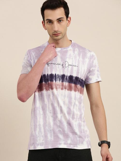 men tie & dye cotton t-shirt - 20748398 - Very Small Image - 1
