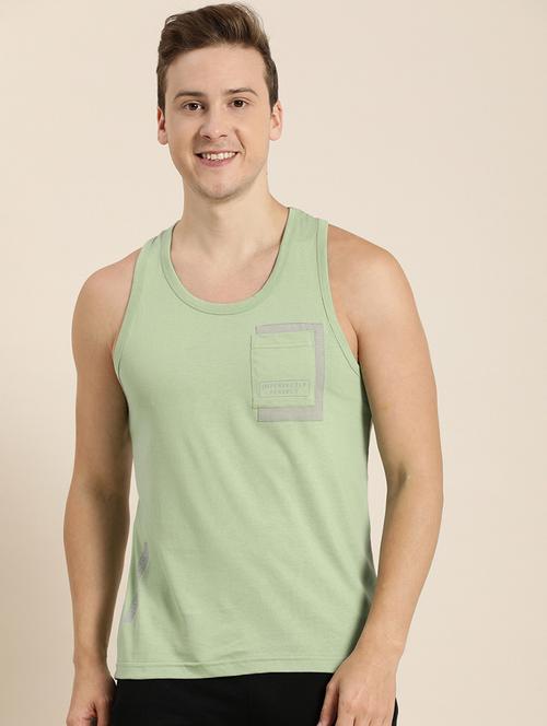 light green cotton printed t-shirt - 20748416 - Very Small Image - 1