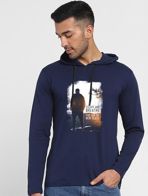 blue cotton t-shirt - 20748606 - Very Small Image - 1