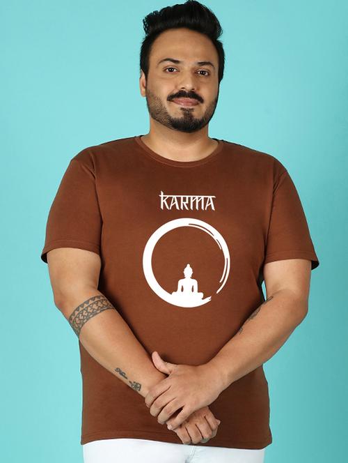 round neck chest printed t-shirt - 20748756 - Very Small Image - 1