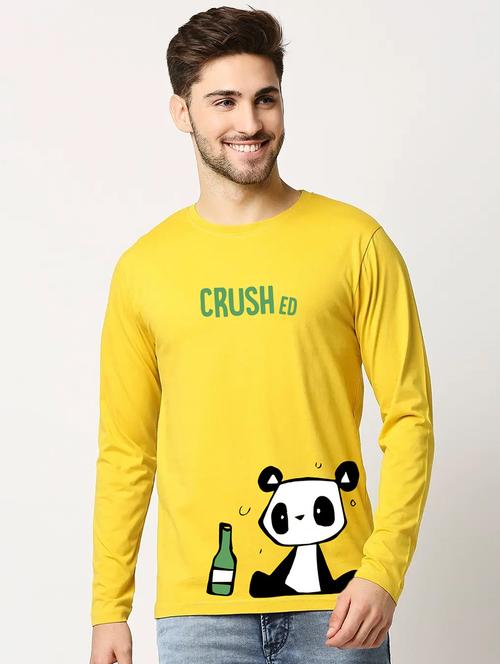 yellow cotton t-shirt - 20748836 - Very Small Image - 1