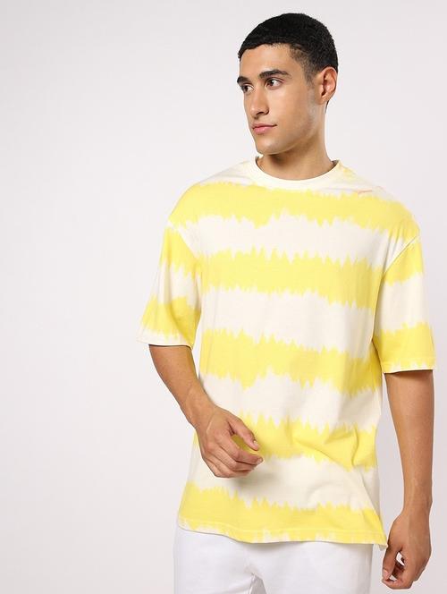 yellow cotton printed t-shirt - 20749057 - Very Small Image - 1