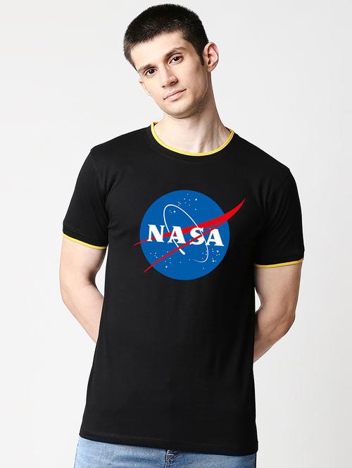 men front print cotton t-shirt - 20749129 - Very Small Image - 1