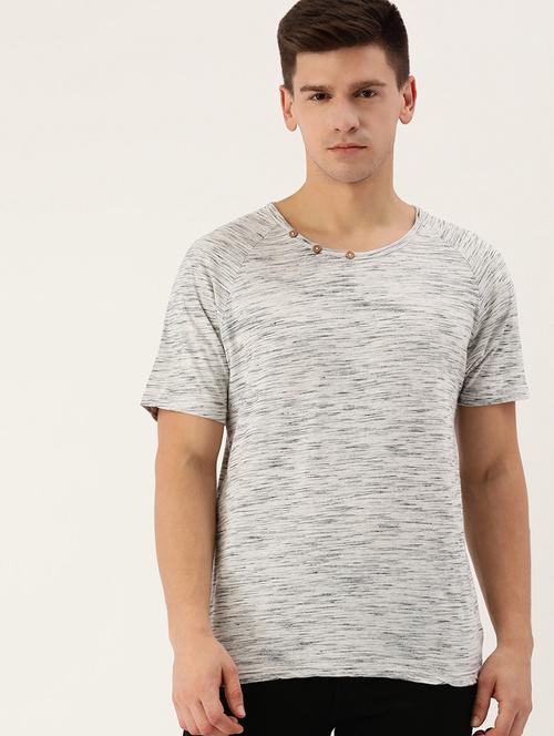 grey cotton melange t-shirt - 20749226 - Very Small Image - 1