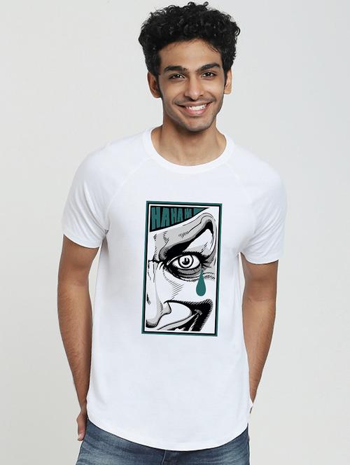 men front print cotton t-shirt - 20749408 - Very Small Image - 1