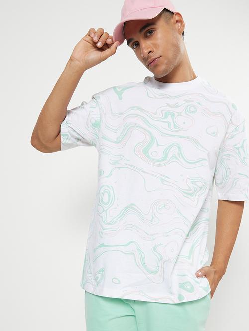 round neck tie&dye t-shirt - 20749474 - Very Small Image - 1