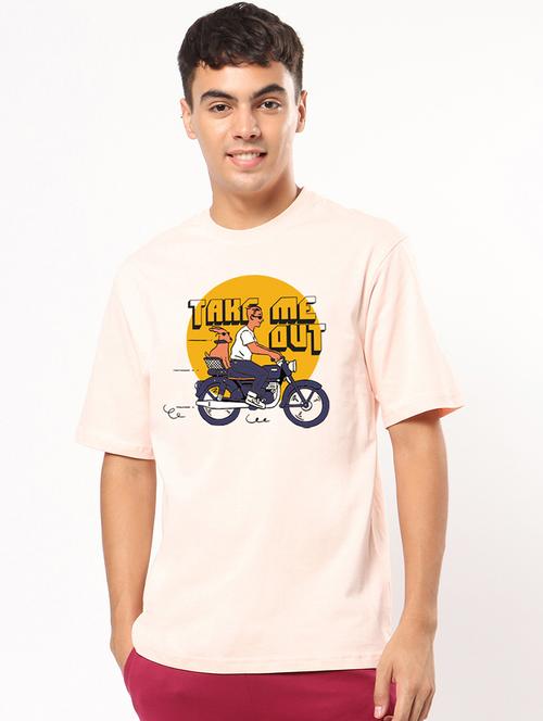 round neck chest printed t-shirt - 20749576 - Very Small Image - 1