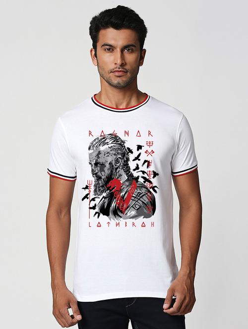 round neck graphic printed t-shirt - 20749635 - Very Small Image - 1