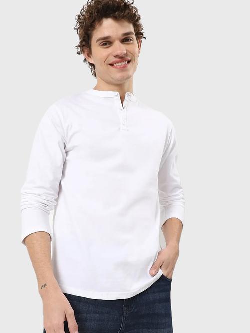 white cotton plain tshirt - 20749911 - Very Small Image - 1