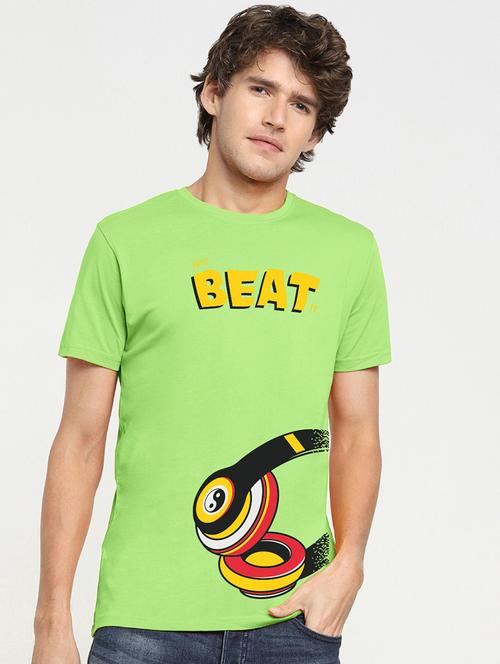 round neck front printed t-shirt - 20749975 - Very Small Image - 1