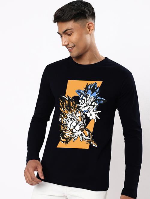 men front print cotton t-shirt - 20749996 - Very Small Image - 1