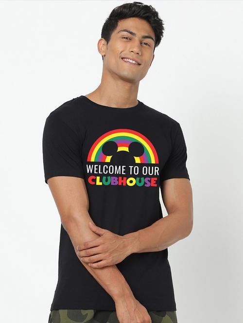 round neck chest printed t-shirt - 20750053 - Very Small Image - 1