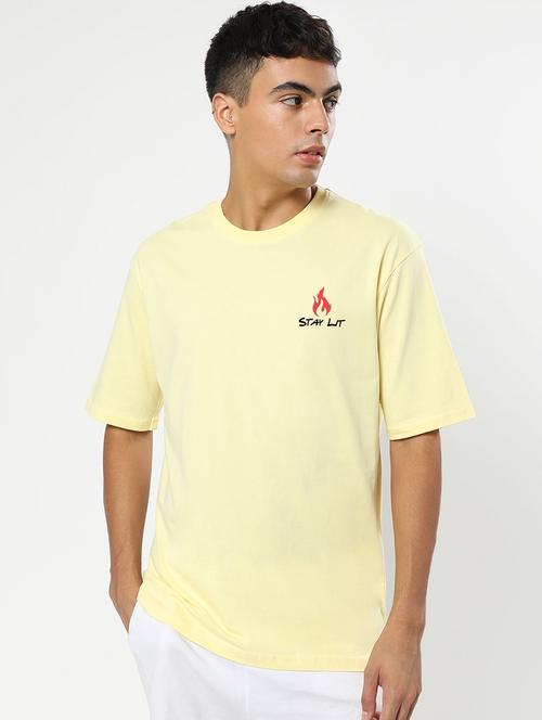 yellow mellow cotton t-shirt - 20750058 - Very Small Image - 1