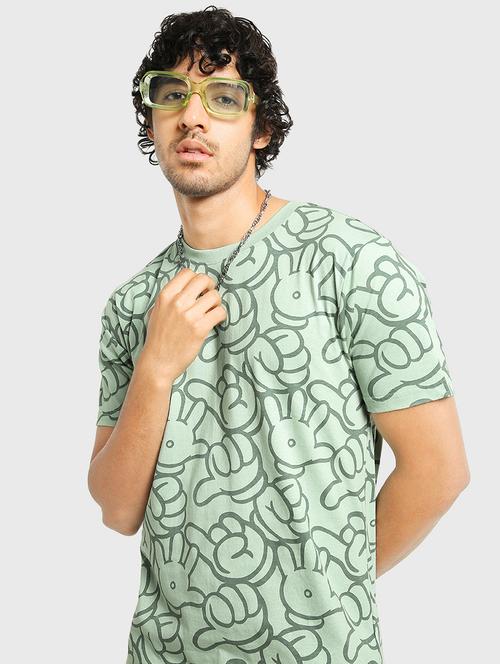 round neck graphic printed t-shirt - 20750071 - Very Small Image - 1