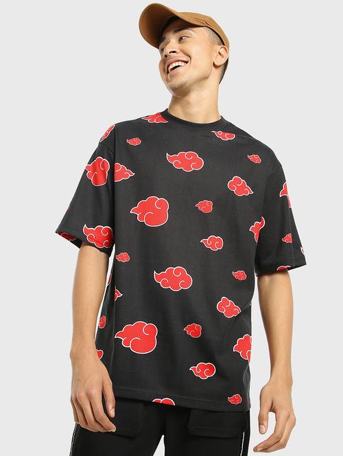 men all over print cotton t-shirt - 20750072 - Very Small Image - 1