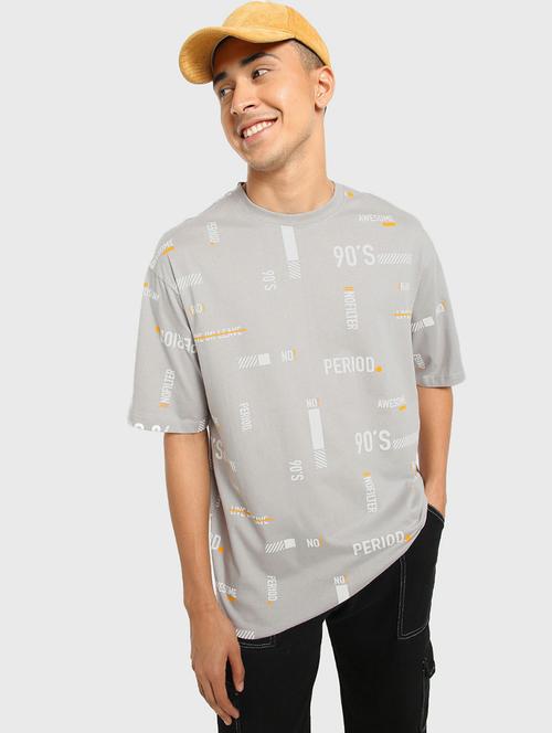 grey cotton t-shirt - 20750086 - Very Small Image - 1