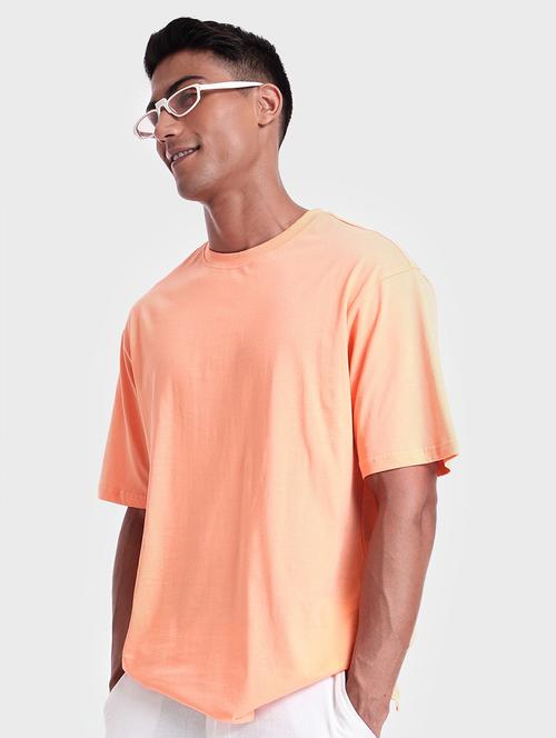 pink cotton plain tshirt - 20750103 - Very Small Image - 1
