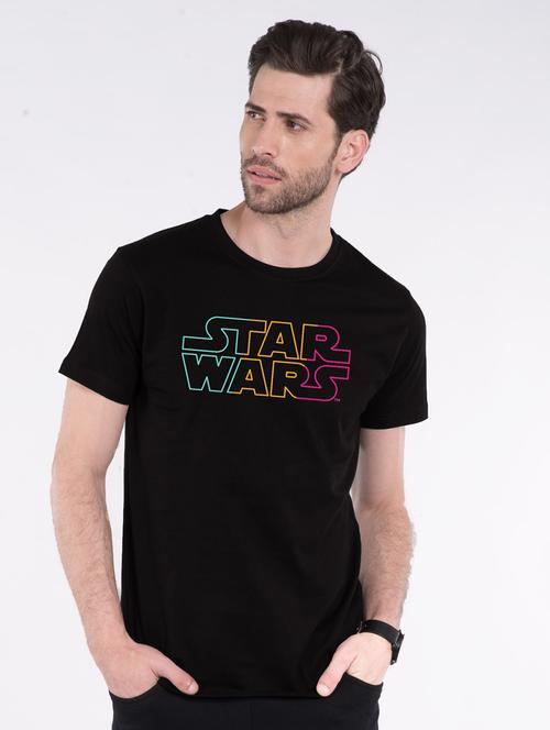 round neck chest printed t-shirt - 20750300 - Very Small Image - 1