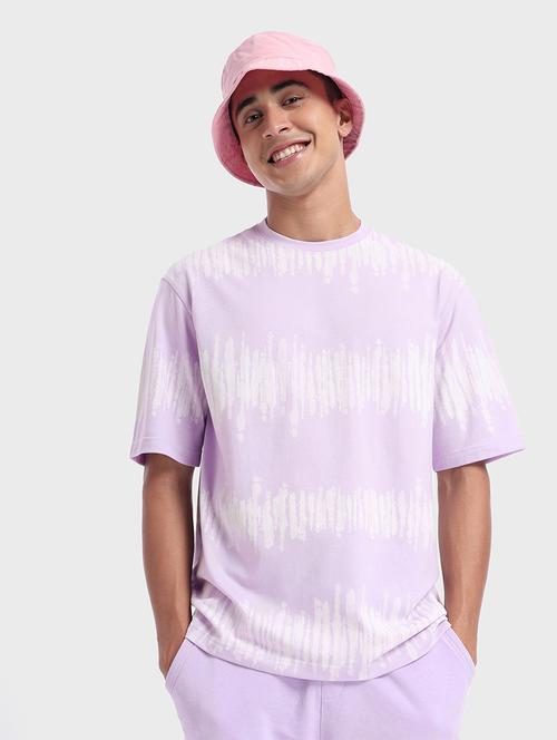 lavender cotton printed t-shirt - 20750372 - Very Small Image - 1