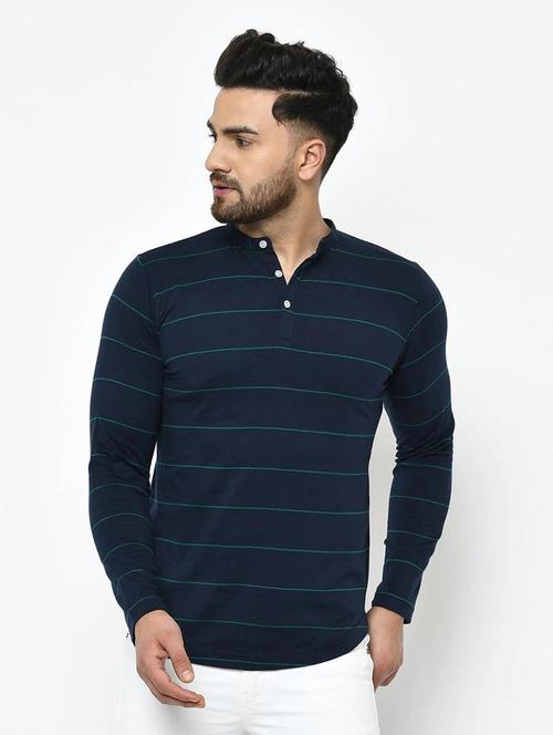 round neck striped t-shirt - 20750667 - Very Small Image - 1