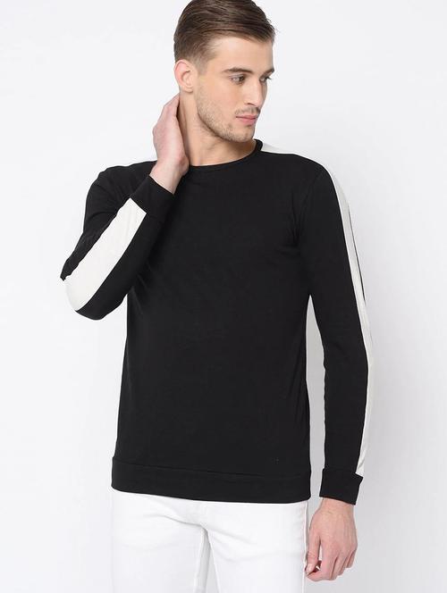 round neck color blocked t-shirt - 20750677 - Very Small Image - 1