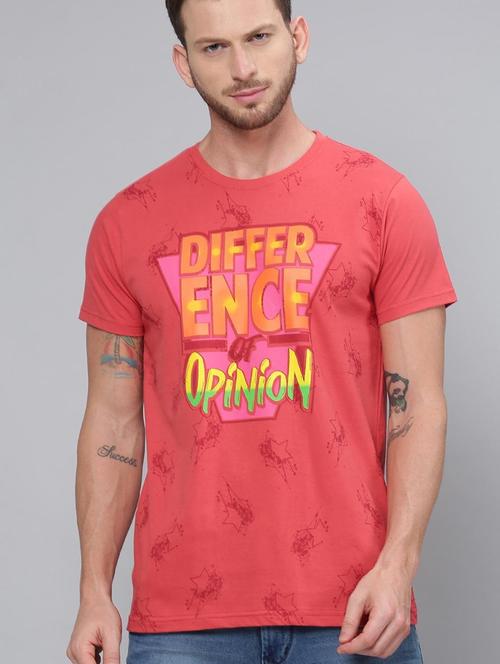 round neck chest printed t-shirt - 20750722 - Very Small Image - 1
